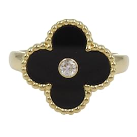Van Cleef & Arpels-Bague Vintage Alhambra Van Cleef & Arpels-Doré,Autre