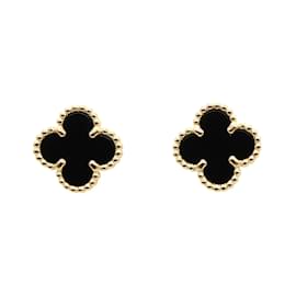 Van Cleef & Arpels-Boucles d'oreilles Sweet Alhambra de Van Cleef & Arpels-Doré