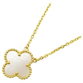 Van Cleef & Arpels-Collier Vintage Alhambra en nacre Van Cleef & Arpels-Doré