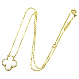 Van Cleef & Arpels-Collier Vintage Alhambra en nacre Van Cleef & Arpels-Doré