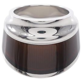 Hermes Hermès Equus Ring Brown Silvery
