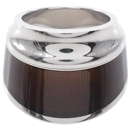 Anel Equus Hermès Marrom Prata