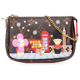 Mini Pochette Accessoires Vivienne Monogramma Marrone Louis Vuitton a Londra Marrone