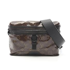 Louis Vuitton-Louis Vuitton Messenger PM Monogram Glaze Shoulder Bag-Brown,Black
