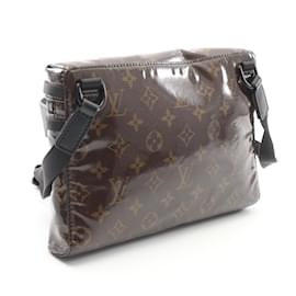 Louis Vuitton-Louis Vuitton Messenger PM Monogram Glaze Shoulder Bag-Brown,Black