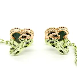 Van Cleef & Arpels-Boucles d'oreilles pendantes Magic Alhambra de Van Cleef & Arpels-Jaune