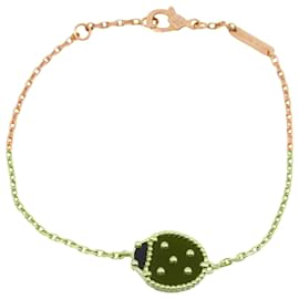 Van Cleef & Arpels-Bracelet Coccinelle à Ailes Fermées Lucky Spring de Van Cleef & Arpels-Noir,Rouge