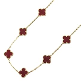 Van Cleef & Arpels-Collier Long Vintage Alhambra de Van Cleef & Arpels-Doré