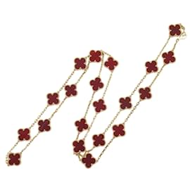Van Cleef & Arpels-Collier Long Vintage Alhambra de Van Cleef & Arpels-Doré