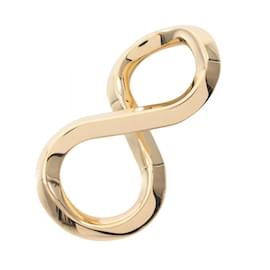 Hermès-Anneau de foulard Wit Hermès en or-Doré