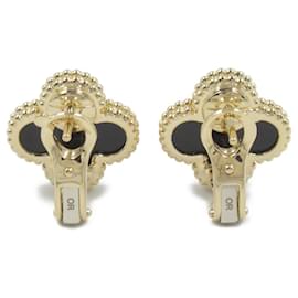 Van Cleef & Arpels-Boucles d'oreilles Vintage Alhambra de Van Cleef & Arpels-Noir,Doré