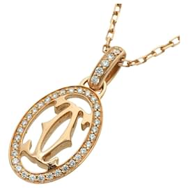 Cartier-Cartier Logo Double C2 Necklace-Golden