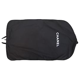 Chanel-LOT GARMENT BAG FOR CHANEL JACKET + BLACK CC LOGO HANGER-Black