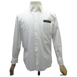 Louis Vuitton-NEW LOUIS VUITTON DNA STAPLES EDITION HJS40W XS 40 COTTON SHIRT-White