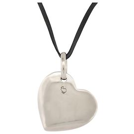 NUEVO COLLAR PENDIENTE DODO POMELLATO CORAZÓN EN PLATA 925 46GR Plata