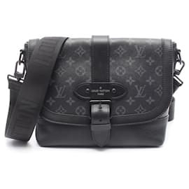 Louis Vuitton-Louis Vuitton Monogram Eclipse Shoulder Bag-Black