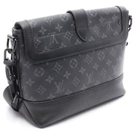 Louis Vuitton-Louis Vuitton Monogram Eclipse Shoulder Bag-Black