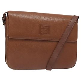 Autre Marque Sac à épaule Burberrys en cuir marron doré Auth th6199 Marron Doré