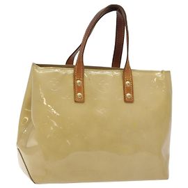 LOUIS VUITTON Sac à main Monogram Vernis Reade PM Beige M91334 LV Auth 128731 Beige