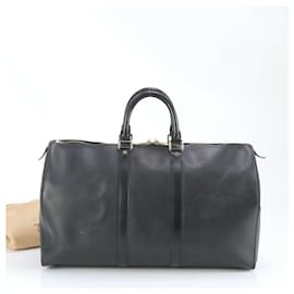 Louis Vuitton-Louis Vuitton Epi Keepall 45 Leather Boston Bag-Black