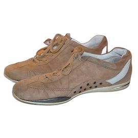 Baskets Tod's en daim marron Marron