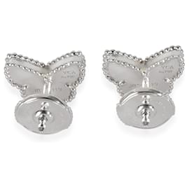 Van Cleef & Arpels-Boucles d'oreilles Sweet Butterflies en or blanc et turquoise de Van Cleef & Arpels-Autre
