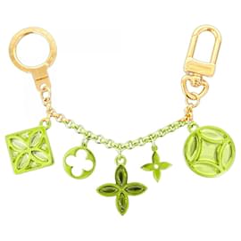 Louis Vuitton-Louis Vuitton Porte Cressenne Ice Flower Keychain-Multiple colors,Golden