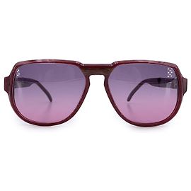 Givenchy Paris Vintage Burgundy Unisex Sunglasses A - 04 53/17 124 Dark red
