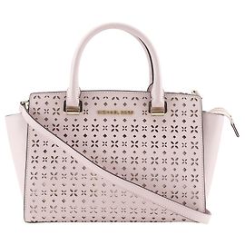 Michael Kors Selma Leather 2WAY Handbag Pink