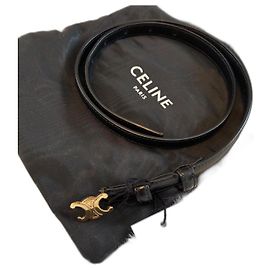 Céline Triomphe Teen Taurillon Preto