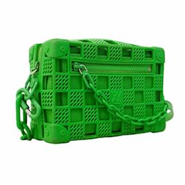 Louis Vuitton-Louis Vuitton Mini Soft Trunk Rubber Shoulder Bag-Green