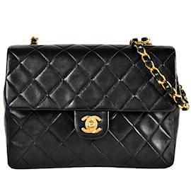 Chanel-Chanel Mini Matelasse 20 Shoulder Bag-Black