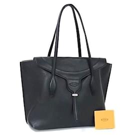 Tod's-Tod's New Joy Tote Bag-Black