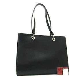 Cartier Panther Shoulder Tote Bag Black