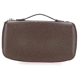 Louis Vuitton Taiga Organizer Atoll Long Wallet Brown