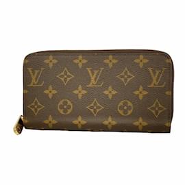 Louis Vuitton-Louis Vuitton Monogram Zippy Wallet-Brown,Fuschia