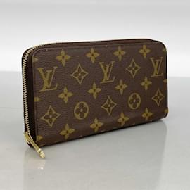 Louis Vuitton-Louis Vuitton Monogram Zippy Wallet-Brown,Fuschia