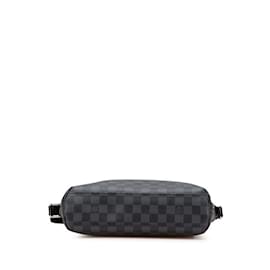 Louis Vuitton-Louis Vuitton Damier Graphite Mick PM Crossbody Shoulder Bag-Black