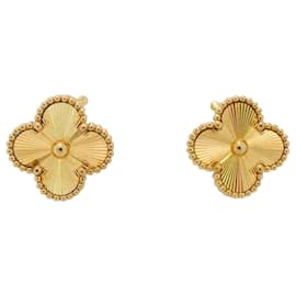 Van Cleef & Arpels-Boucles d'oreilles Alhambra Guilloché Van Cleef & Arpels-Autre