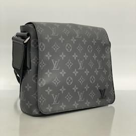 Louis Vuitton-Louis Vuitton Monogram Eclipse District PM NV3 Shoulder Bag-Black