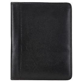 Coach Document Case Leather Document Case Black