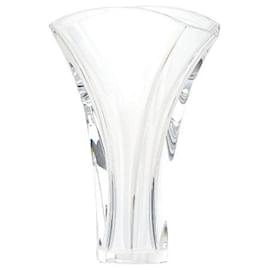 Autre Marque-Baccarat Ginkgo S Glass Vase-White