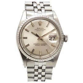 Rolex Datejust Edelstahl Uhr Silber