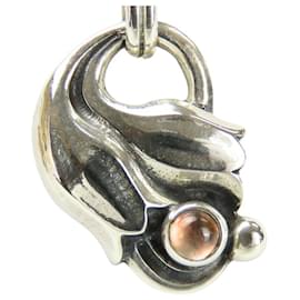 Autre Marque-Georg Jensen Necklace Silver925 Quartz Necklace-Silvery