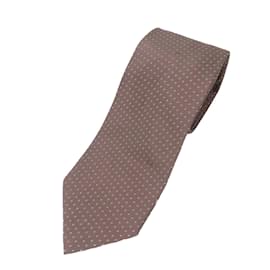 Gucci-Gucci Silk Tie-Bronze