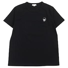 Alexander Mcqueen-Alexander McQueen Skull Trump Skull Cotton T-shirt-Black