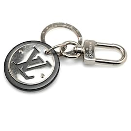 Louis Vuitton-Louis Vuitton Porte-Clés LV Circle Key Ring Charm-Black,Silvery