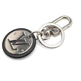 Louis Vuitton-Louis Vuitton Porte-Clés LV Circle Key Ring Charm-Black,Silvery