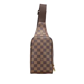 Louis Vuitton-Louis Vuitton Damier Geronimos Shoulder Bag-Brown