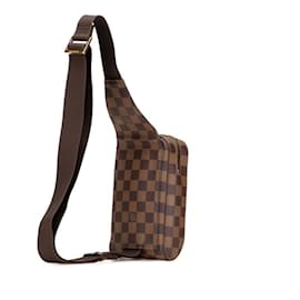 Louis Vuitton-Louis Vuitton Damier Geronimos Shoulder Bag-Brown